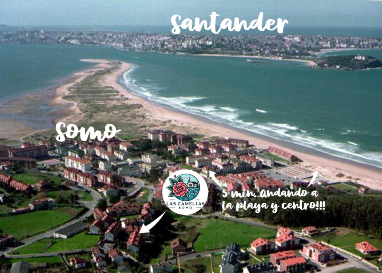 "Las Camelias Somo" Un Lugar Para Desconectar!! Vistas Al Mar!! Exterior foto